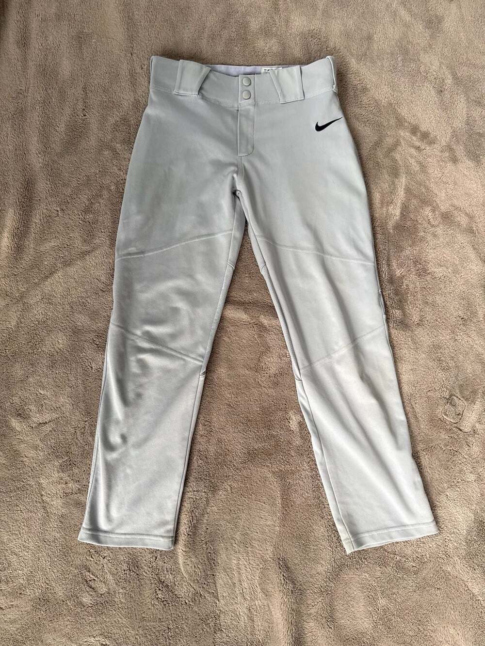 Nike BSBL Baseball Pants Size L Gray